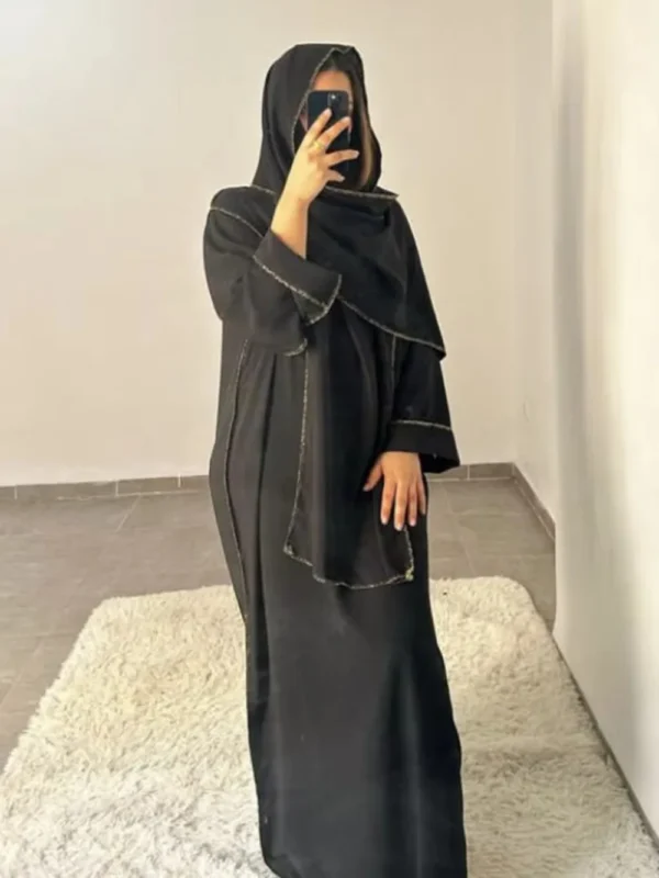 فساتين ماكسي للنساء عباية رمضان إسلامية حجاب عربي سعودي رداء طويل المغرب دبي قفطان إسلام فيستدوس 2025 جلابية عبايات